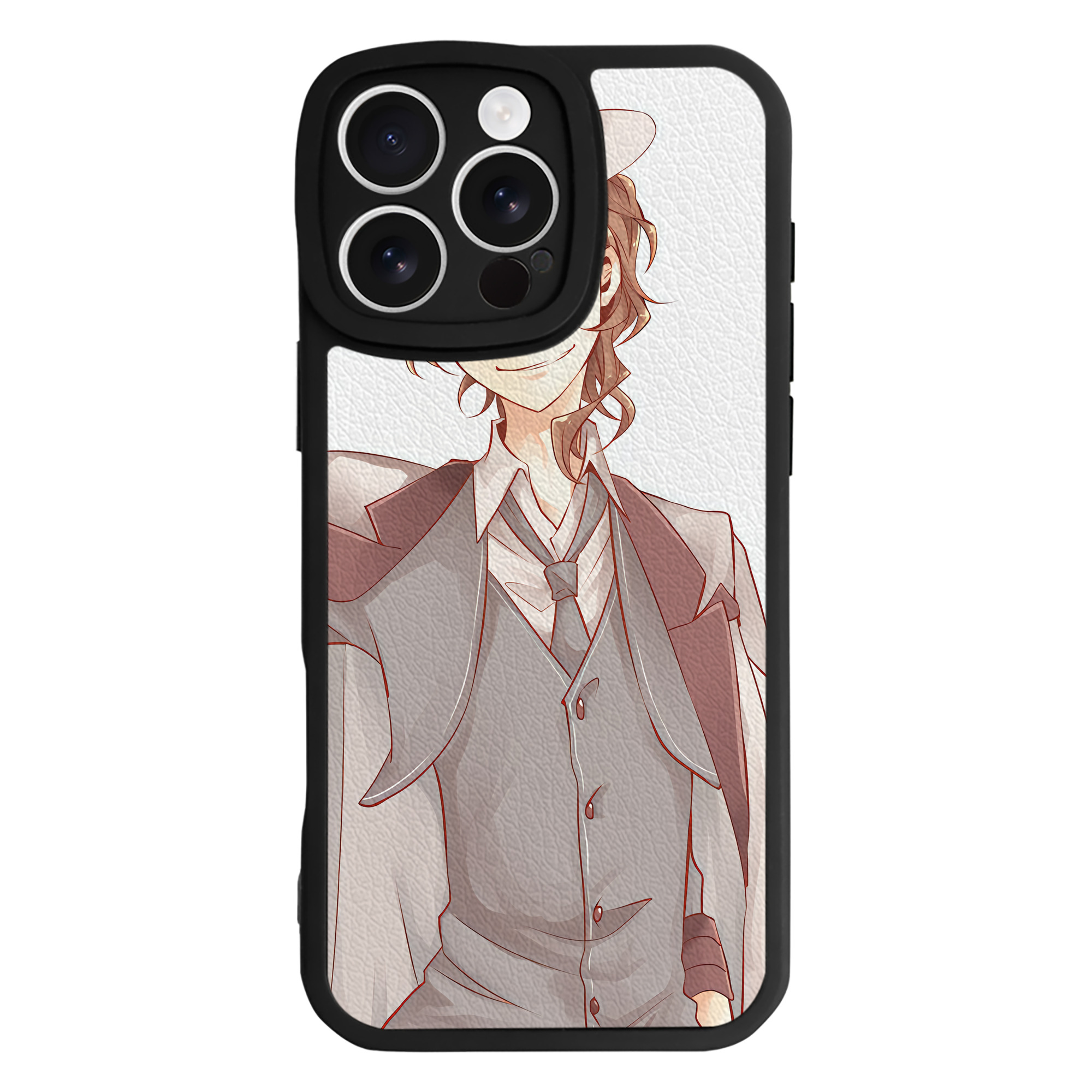 （画像用） 文豪ストレイドッグス Bungo Stray Dogs 【iPhone 16シリーズ対応】シリコンスマホケース（レザー調） 材質：シリコン